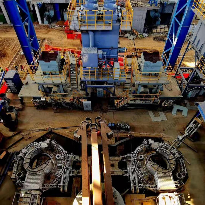 130tLF旋轉雙工位鋼包電弧爐